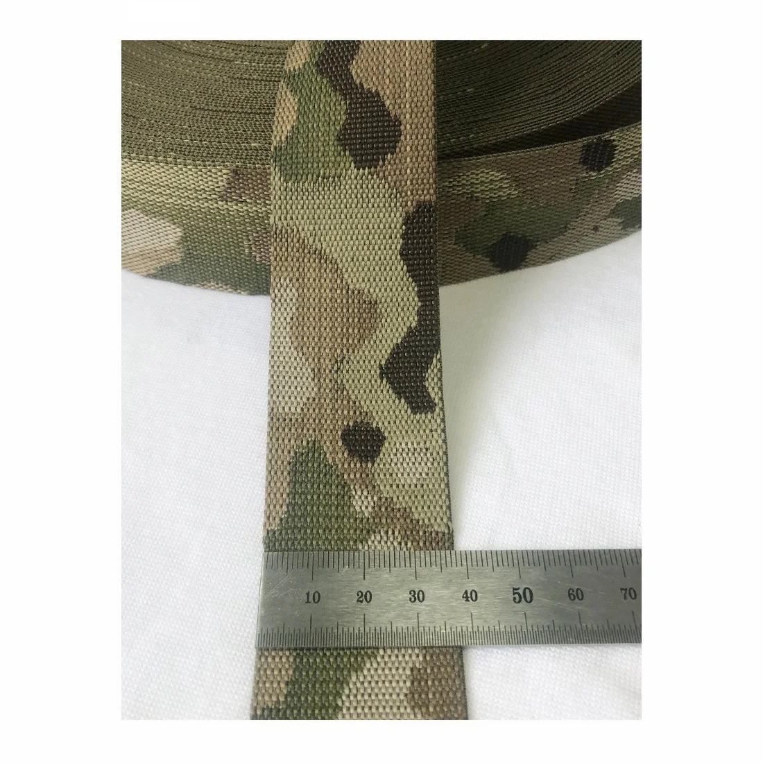 Cinta jacquard camuflaje táctica personalizada para correas exteriores - imagen 2