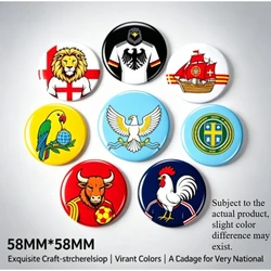 Pin broche bandera nacional selección fútbol – para ropa y mochilas