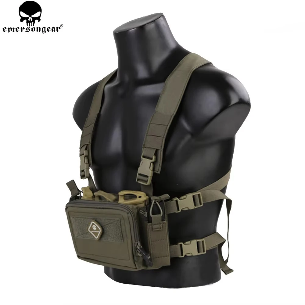 Emersongear D3CR Micro portaplaca táctico MOLLE de pecho - imagen 3