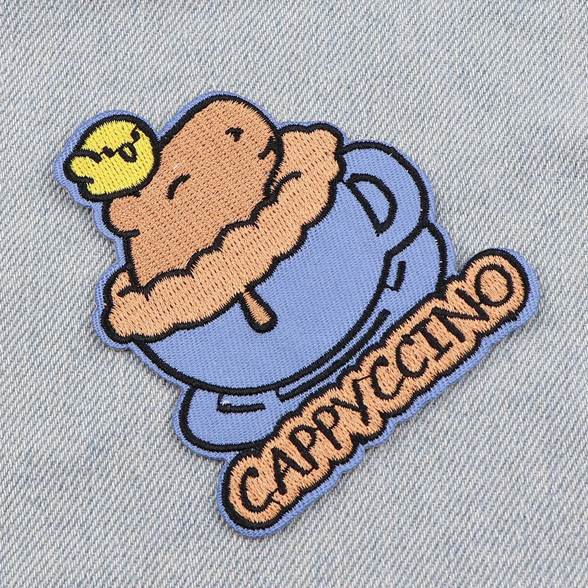 Parche bordado capibara para planchar – Personalizar chaqueta o mochila - imagen 4