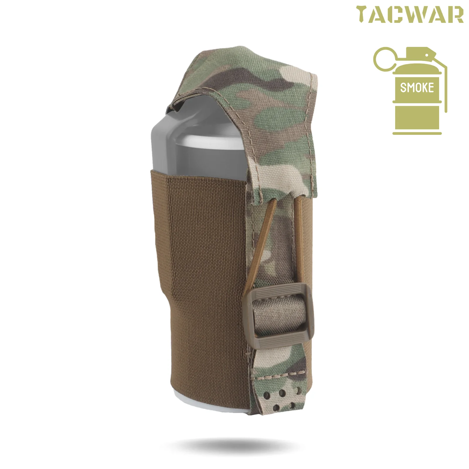 Bolsa táctica porta granadas de humo V2 para cinturón MOLLE