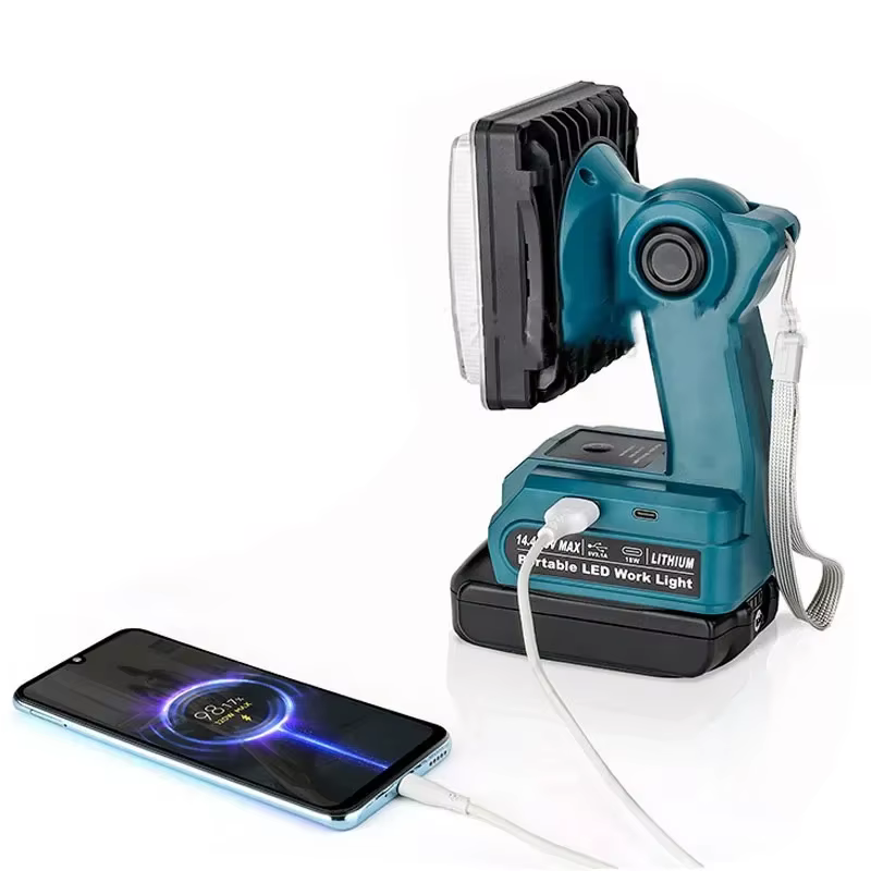 Makita batería Li-ion 18V para linterna LED de trabajo con USB-C - imagen 5