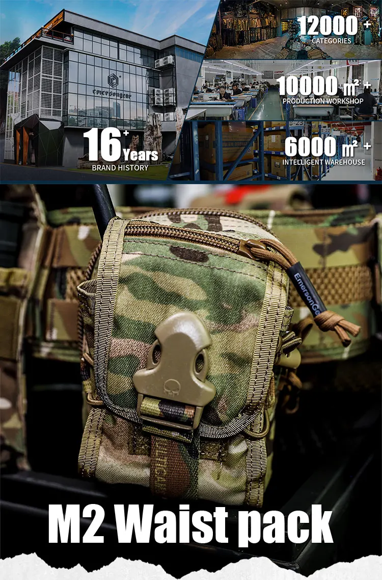 Detalle del sistema Molle trasero