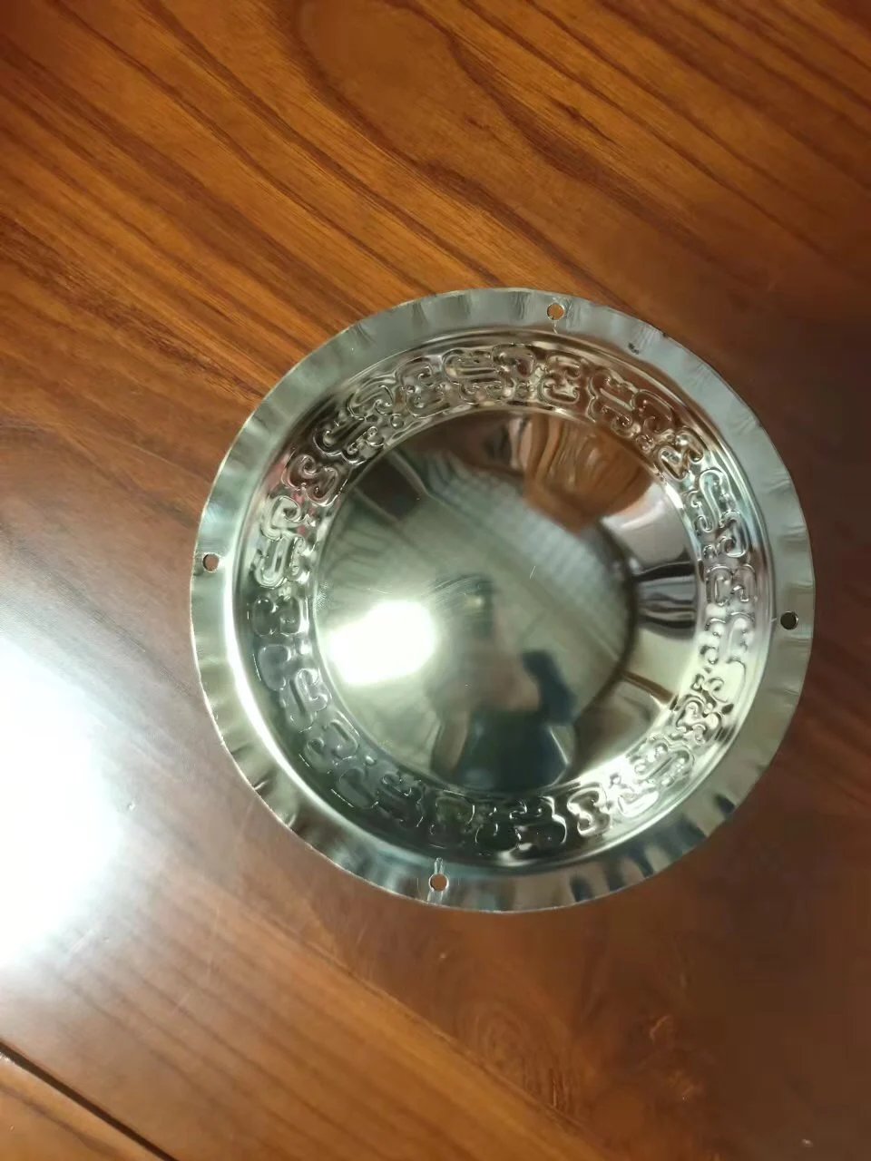 Espejo de cobre puro con cuerda forma de corazón - imagen 2