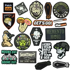 Parche táctico PVC 3D - insignia de moral Orc para mochila táctica