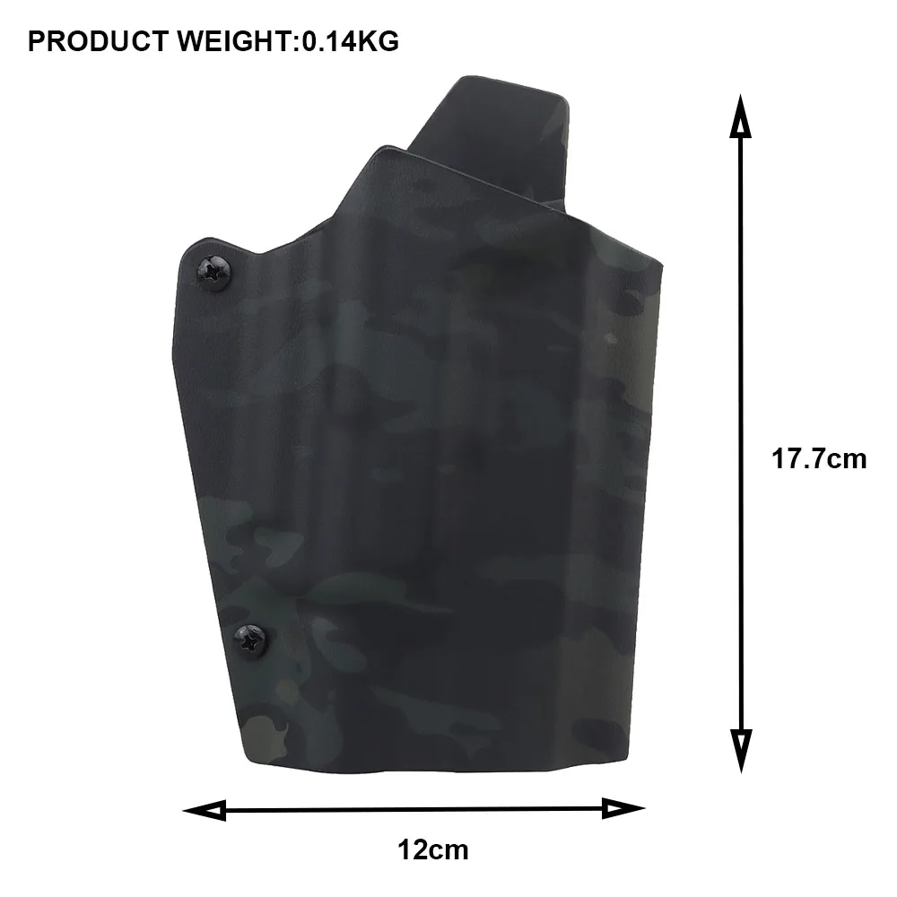 Funda Kydex para Glock 17/19/19X/45 compatible con X400 y QLS