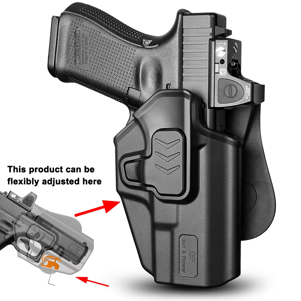 Funda OWB Glock G19 G26 G45 – Retención nivel II mano derecha - imagen 3