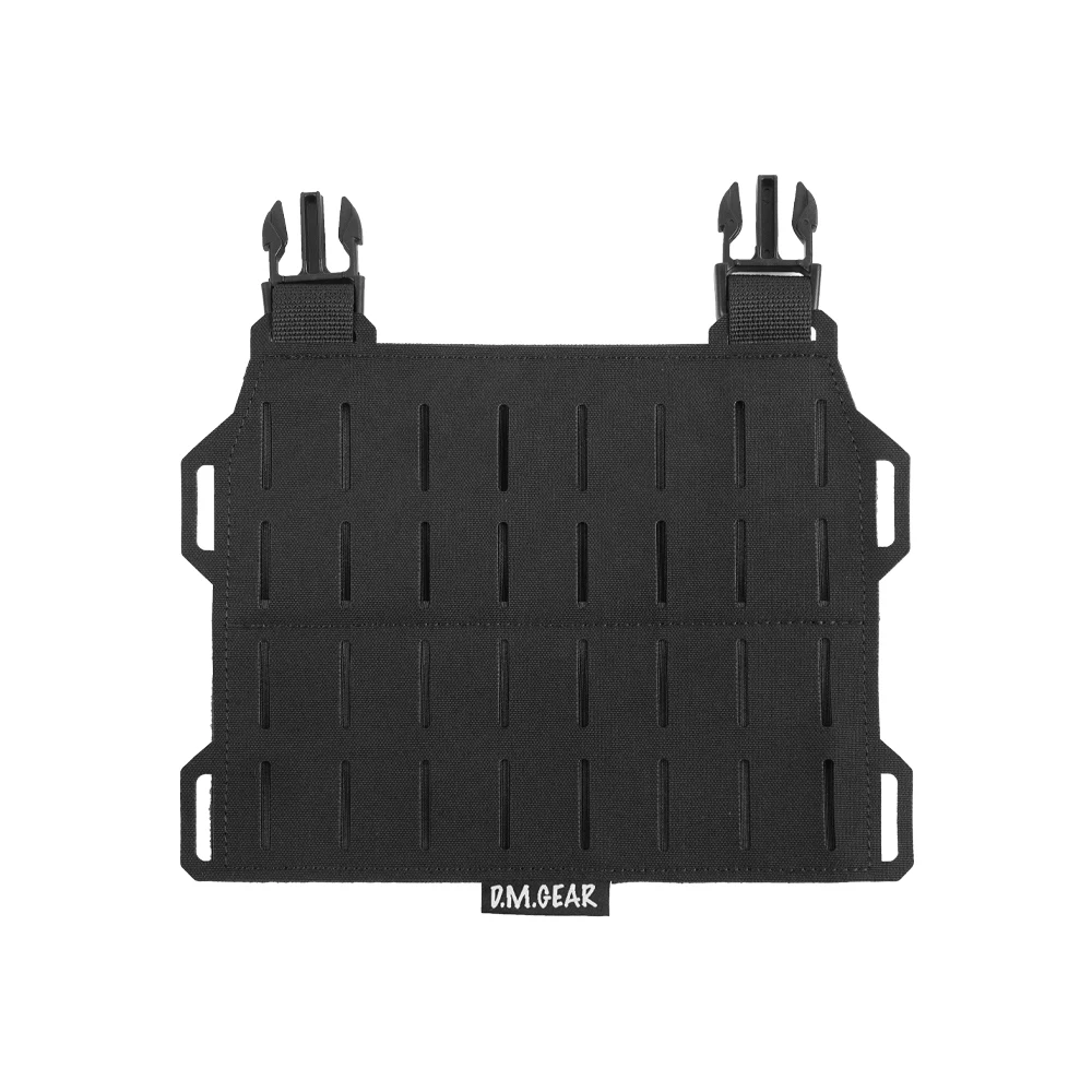 Portador de placa táctico MOLLE con solapa frontal y pecho ajustable - imagen 3