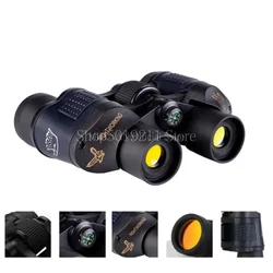 Binoculares Bak4 Prism HD largo alcance lente óptica para caza