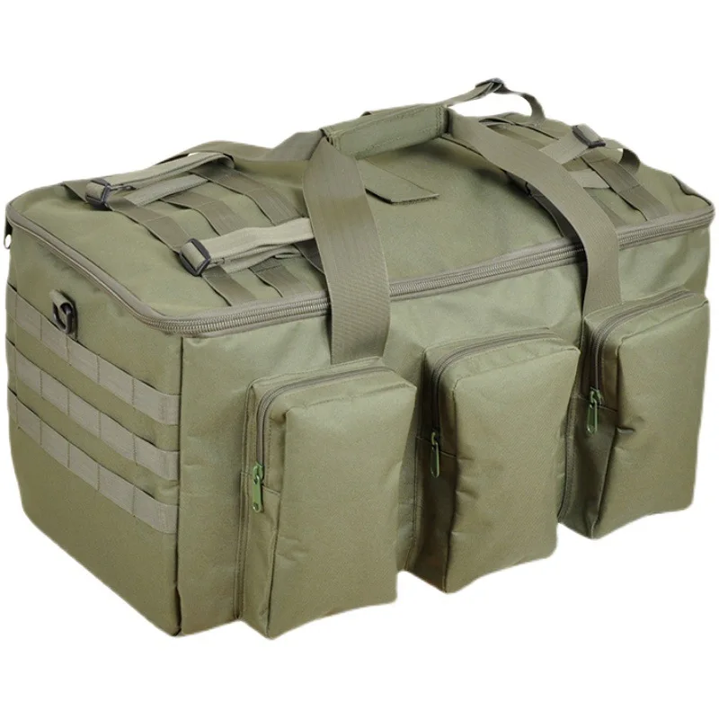 Bolsa táctica de lona para viaje, trekking, gimnasio y fin de semana - imagen 3