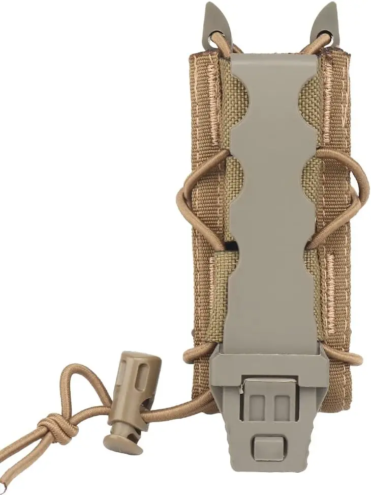 Portacargador MOLLE para pistola de 9 mm y linterna - imagen 4