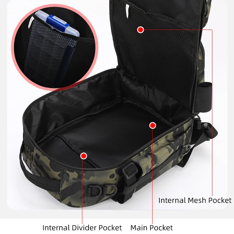Mochila táctica para exteriores y senderismo – gran capacidad - imagen 4