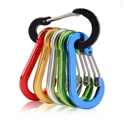 Conjunto mosquetones aleacion aluminio bloqueo mochila camping