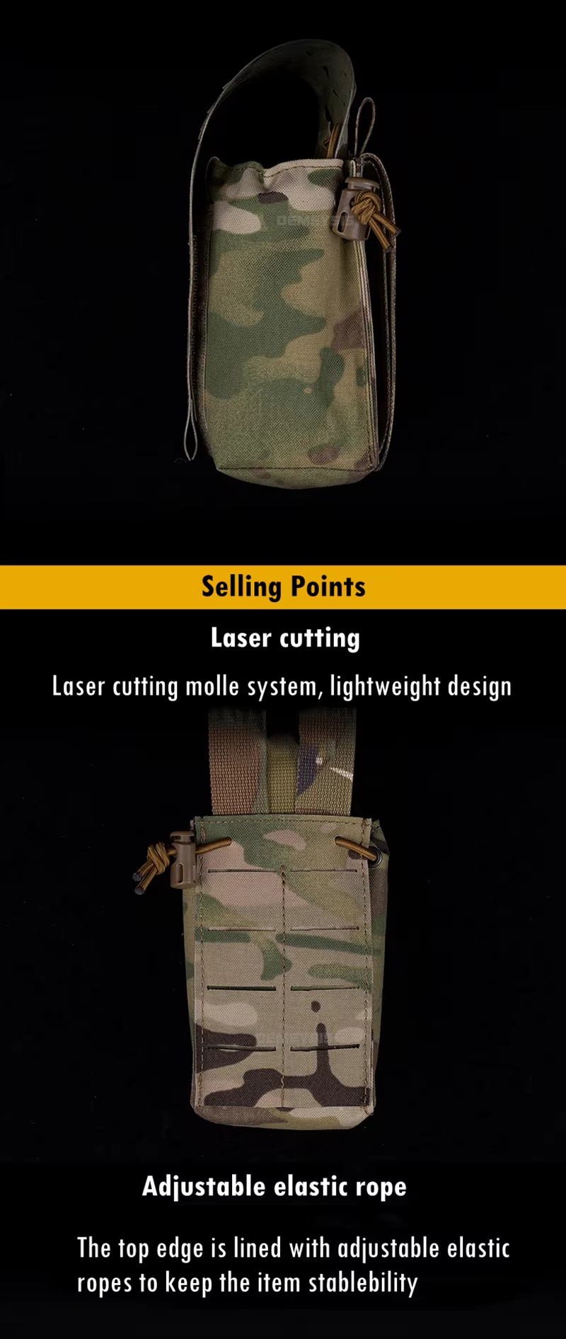 Bolsa multiusos con espacio para equipo