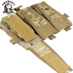 Bolsa MOLLE Triple 5.56mm para chaleco táctico AVS JPC 2.0