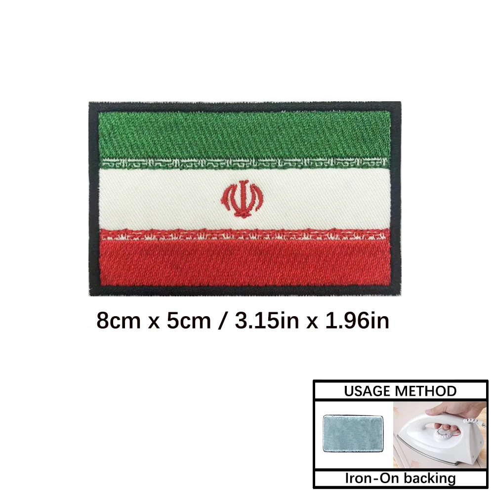 Parches bordados tácticos Arabia – Insignias militares con velcro para planchar - imagen 5