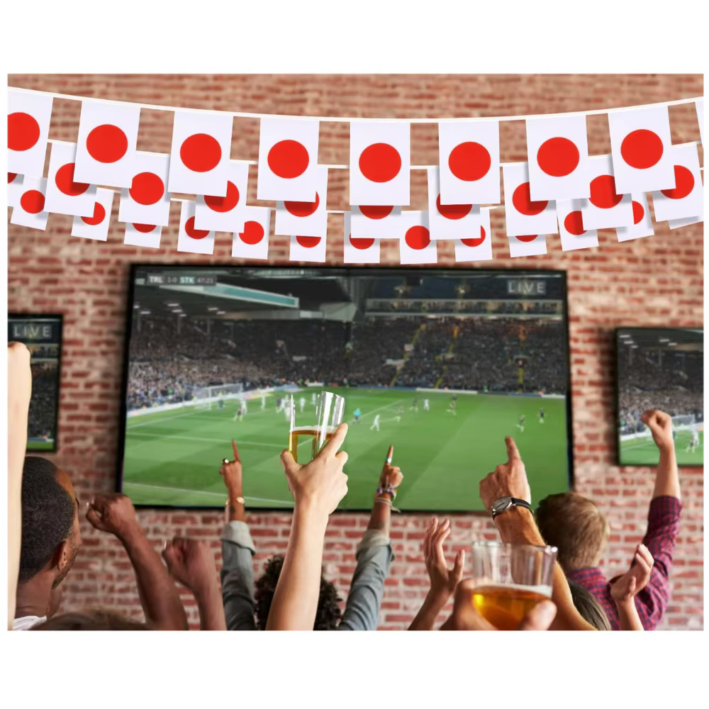 Banderín japonés de cuerda 14x21 cm para fiestas y festivales - imagen 3