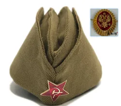 Gorra militar soviética plegable marinero, guarnición rusa cosplay