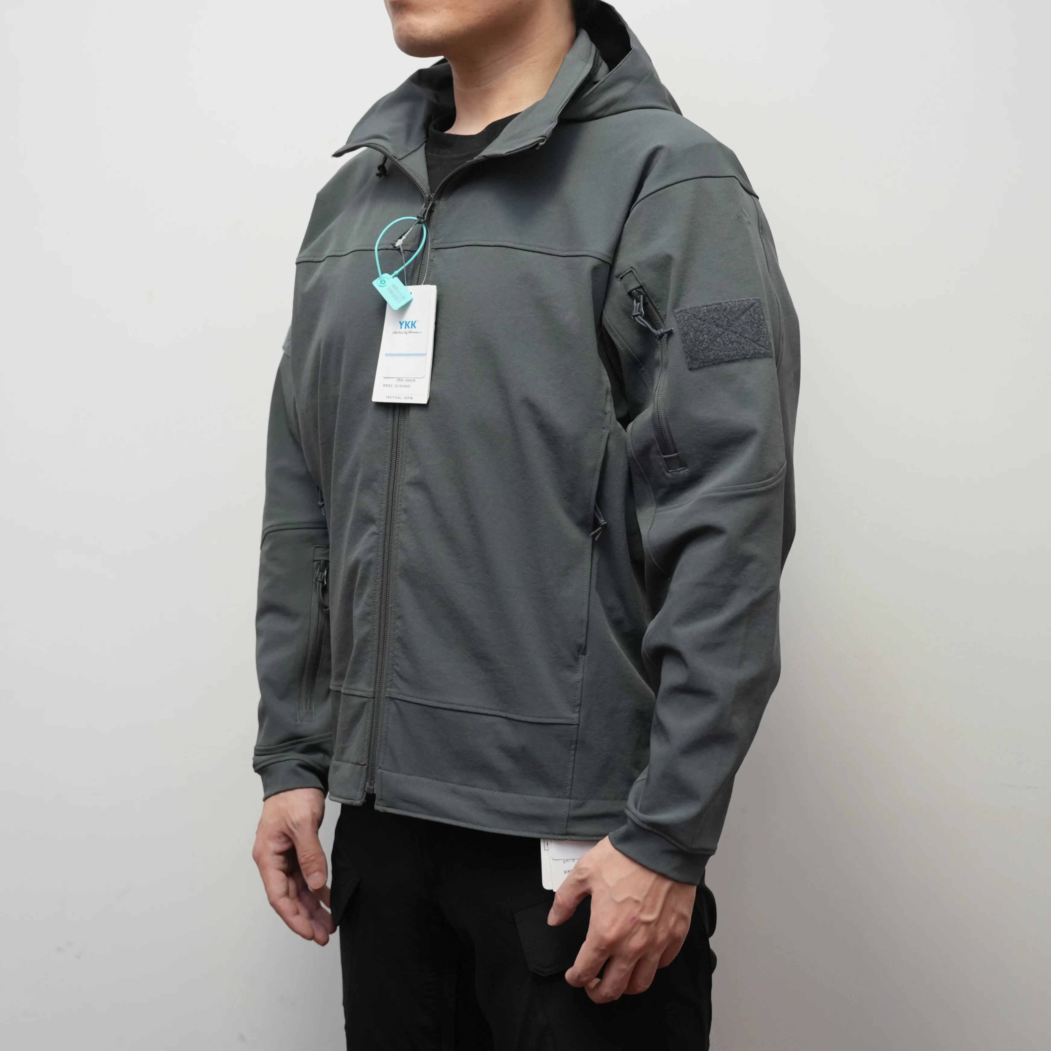 Chaqueta táctica ligera naranja transpirable resistente desgarros