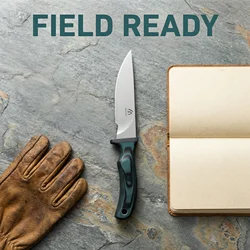 Cuchillo de hoja fija táctico para camping y emergencias