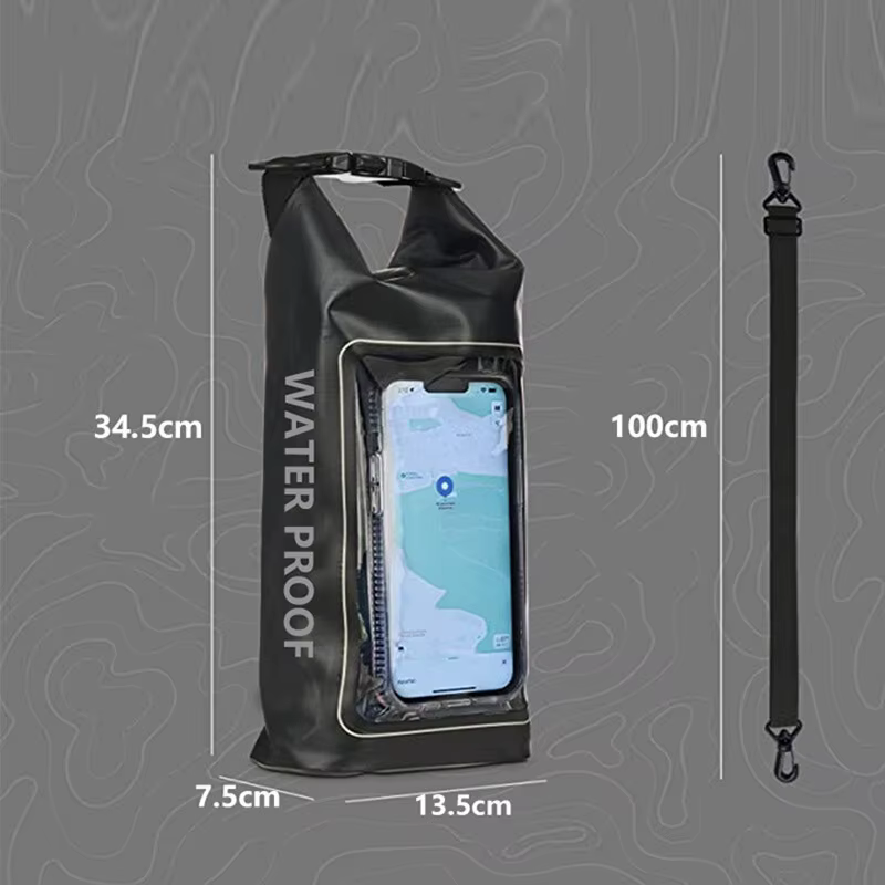 Bolsa seca impermeable: vista frontal
