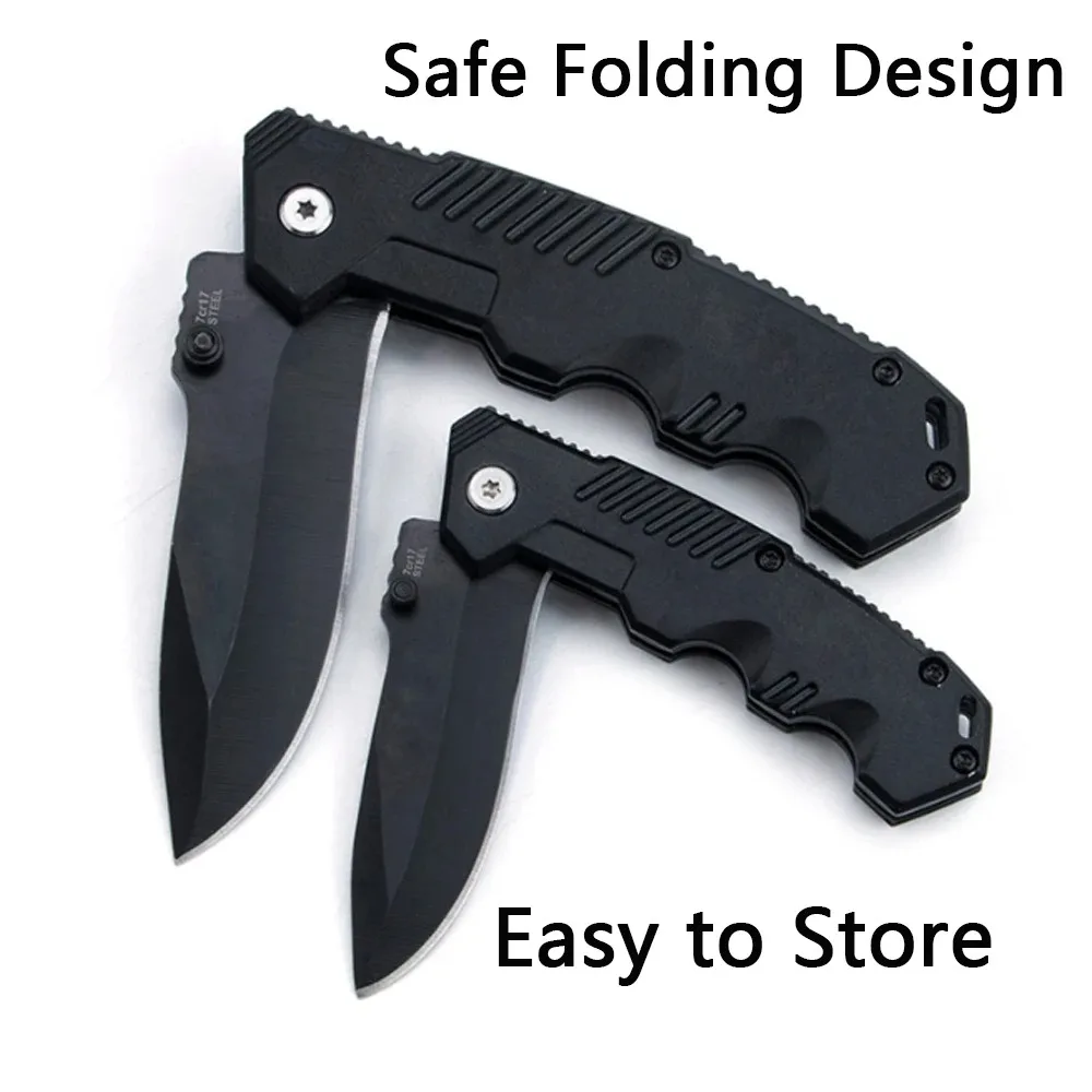 Cuchillo de bolsillo multiusos acero inoxidable para camping - imagen 3