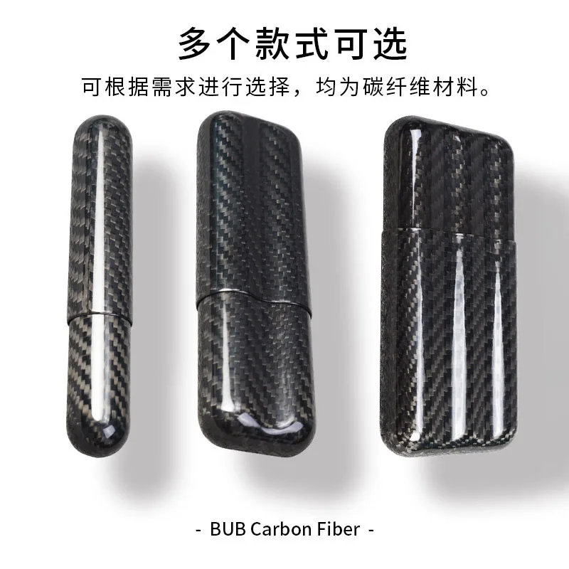 Tubo para cigarros en fibra de carbono sellado anticaídas - imagen 3