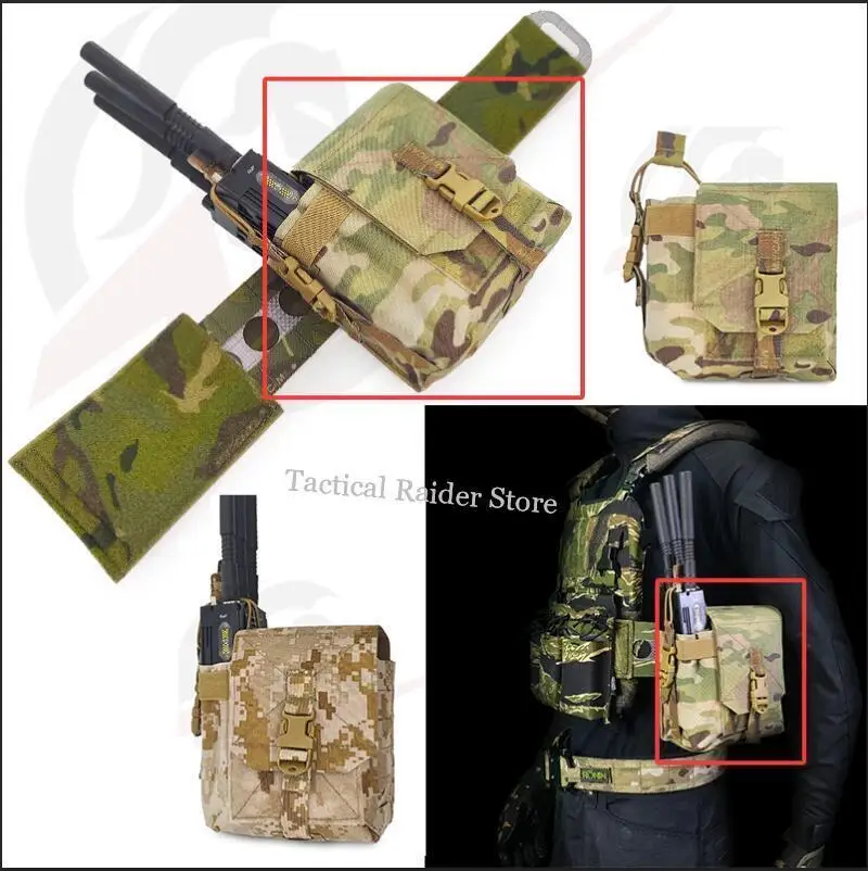SS Mutant Variant funda táctica walkie talkie MOLLE multifunción - imagen 4