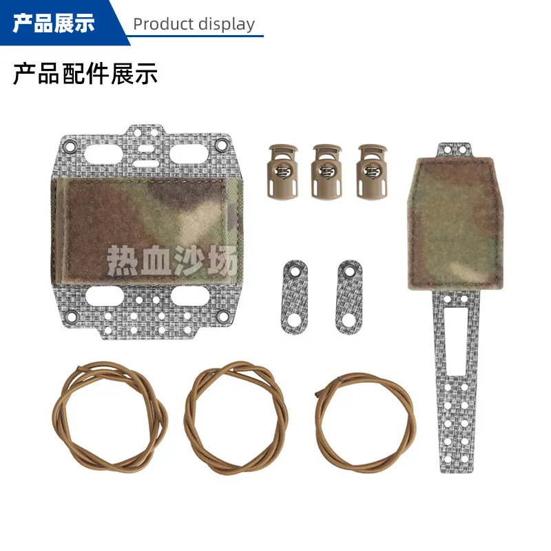 Bolsa táctica para casco PVS-31 con fijación y batería - imagen 4