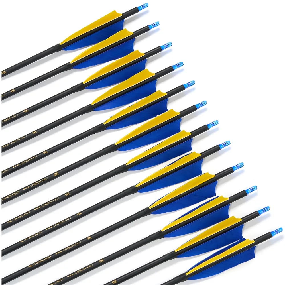 Flechas de carbono para tiro con arco compuesto y recurvo aire libre - imagen 2