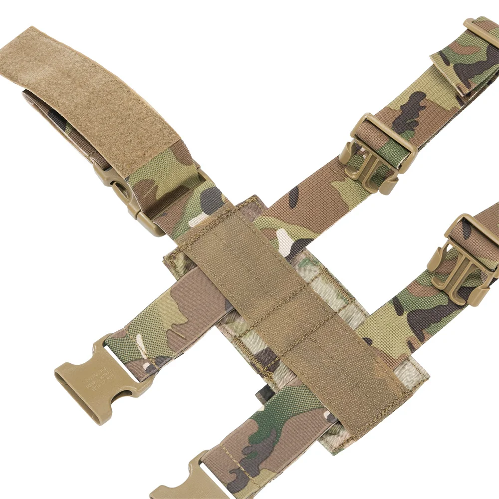 Placa pistola muslo MOLLE universal – Funda desmontable caza - imagen 5