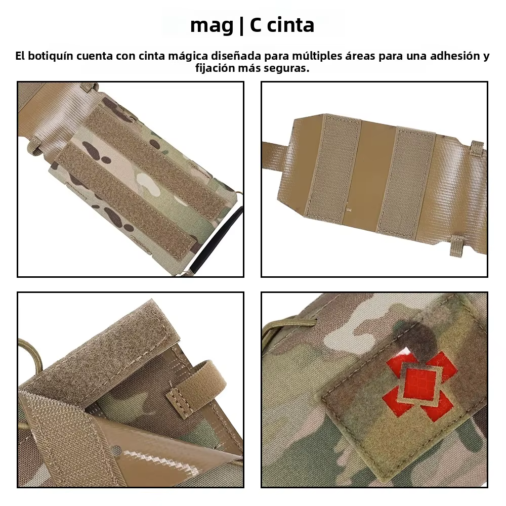 Bolsa médica táctica SINAIRSOFT – Botiquín MOLLE desmontable - imagen 3