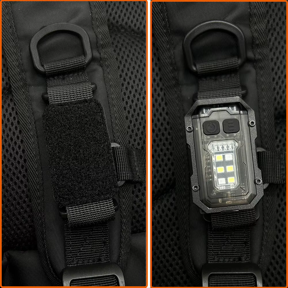 Linterna táctica EDC mini LED para Molle y supervivencia - imagen 2