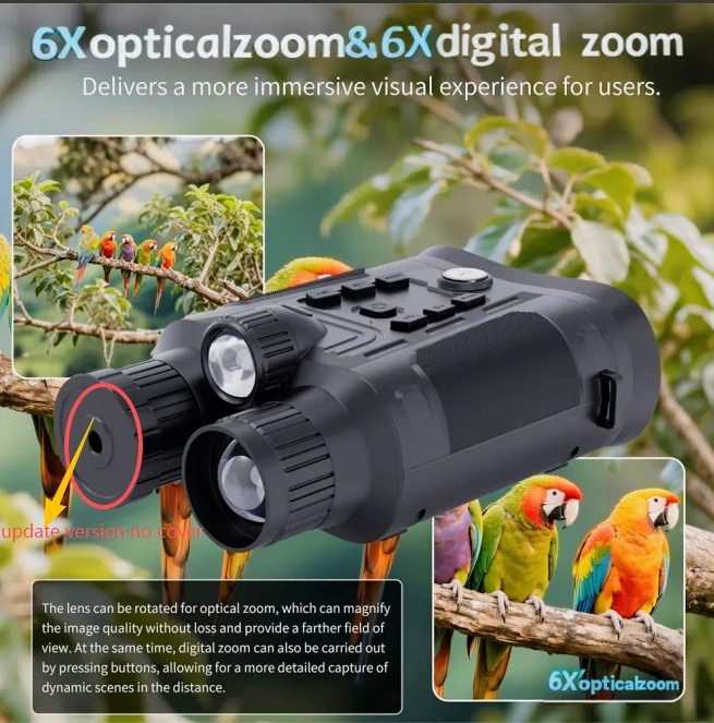 Gafas de visión nocturna infrarrojas para caza y senderismo