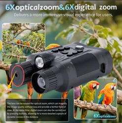 Gafas de visión nocturna infrarrojas para caza y senderismo