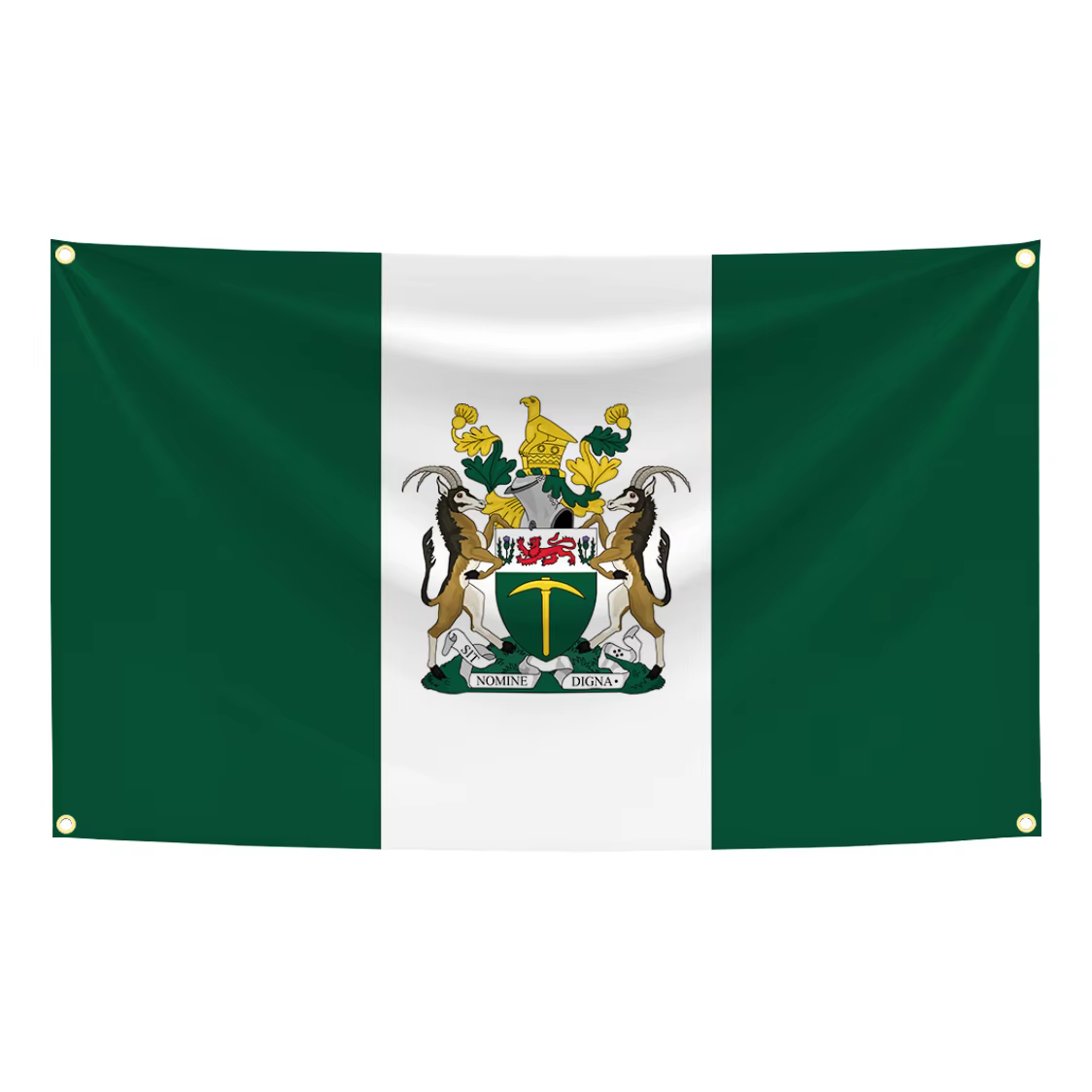 Bandera militar Rodesia en poliéster con ojales de latón