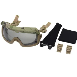 Gafas Tácticas VULPO Protección Outdoor Montañismo Compatible Casco