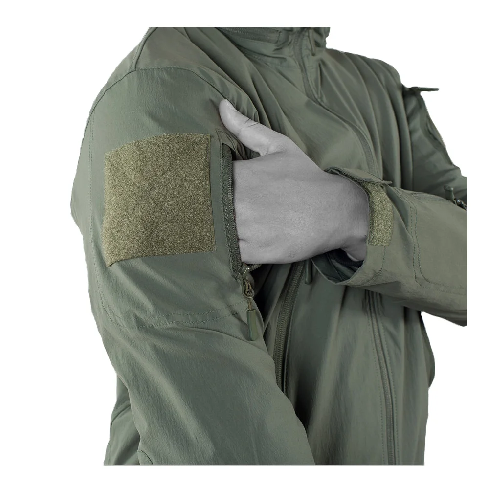 Chaqueta táctica nailon impermeable con capucha para primavera-otoño - imagen 4