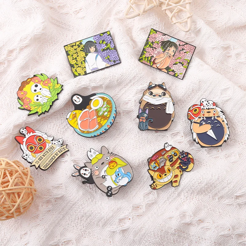 Broche metálico anime personajes japoneses – insignia esmaltada - imagen 3