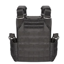 Chaleco portaplacas modular ajustable de nylon 1000D