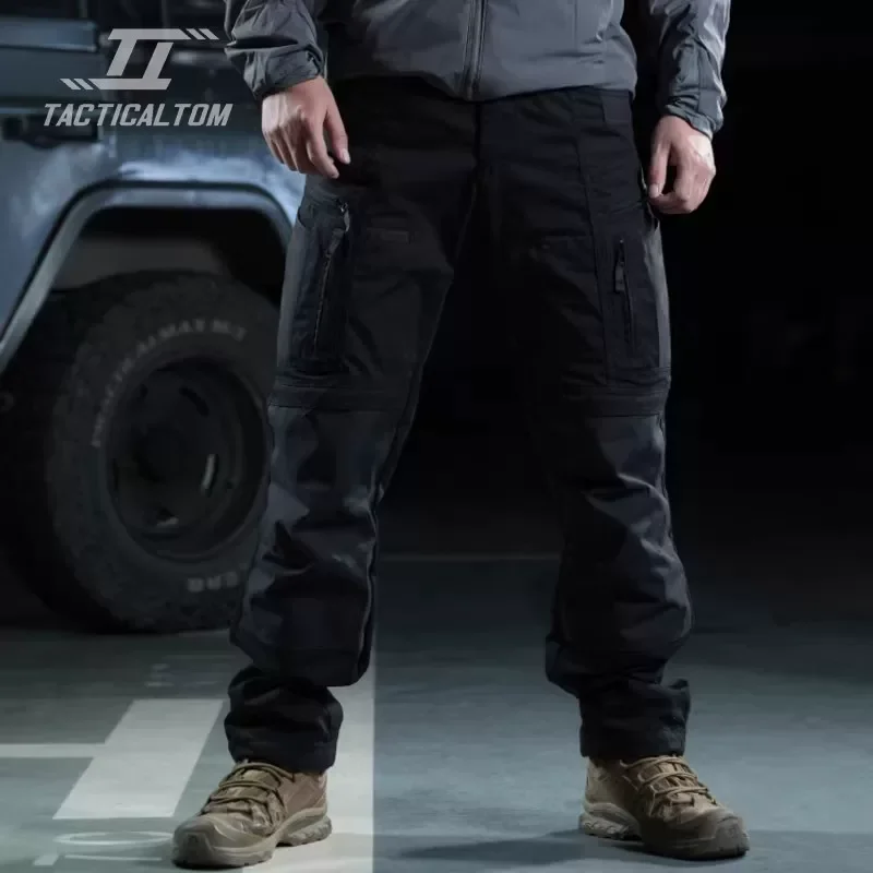 Pantalones tácticos Tom Black P40 multibolsillos para entrenamiento de campo - imagen 4