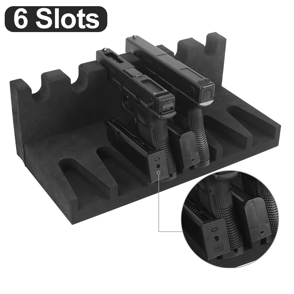 Soporte organizador de espuma para pistola Airsoft con ranuras - imagen 3
