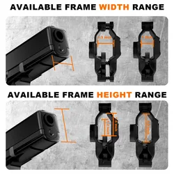 Funda estuche pistola universal con cordón y clip trasero táctico