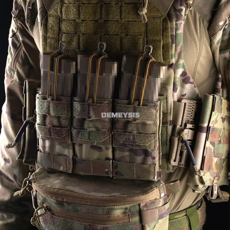 Portacargadores MOLLE triple Airsoft y caza - imagen 3