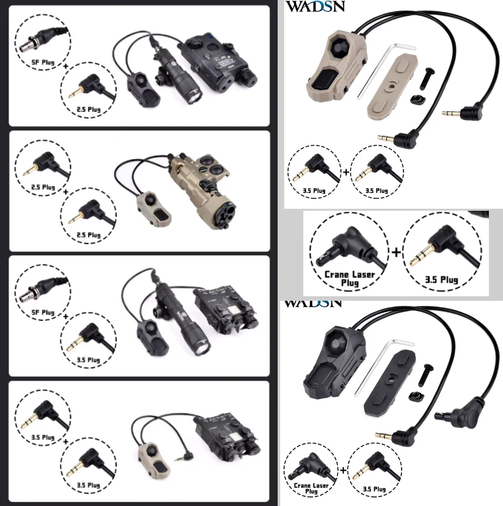 AXON interruptor cola de ratón doble para linterna táctica encendido - imagen 5