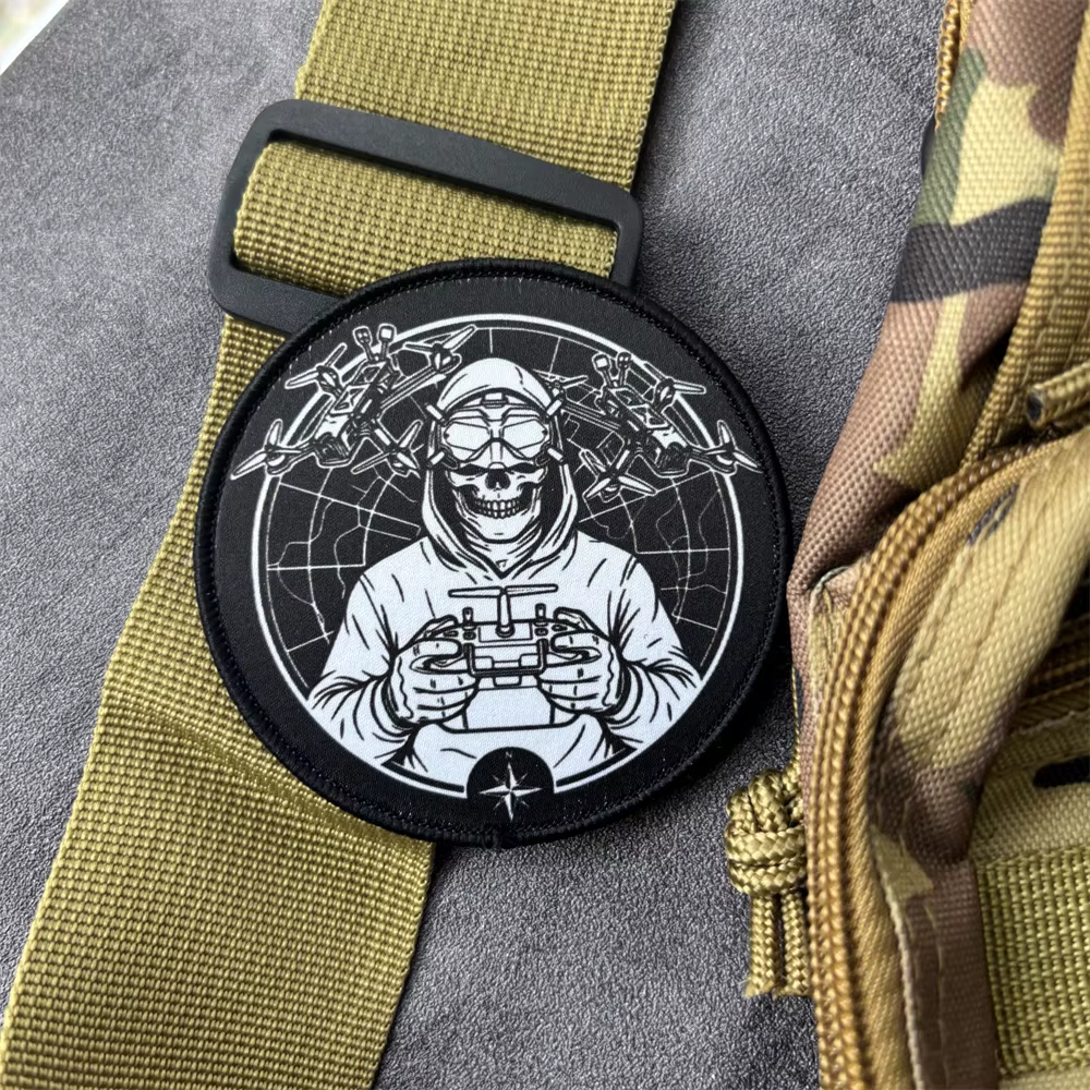 Parche táctico militar de insignia moral con velcro gancho/bucle - imagen 4