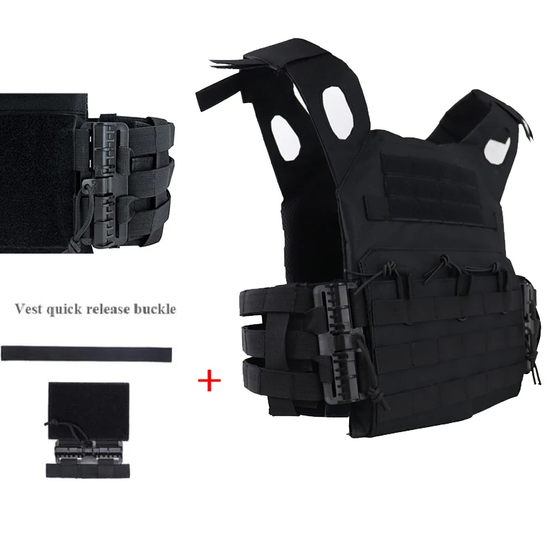 Hebillas de liberación rápida MOLLE para chaleco táctico Airsoft - imagen 2