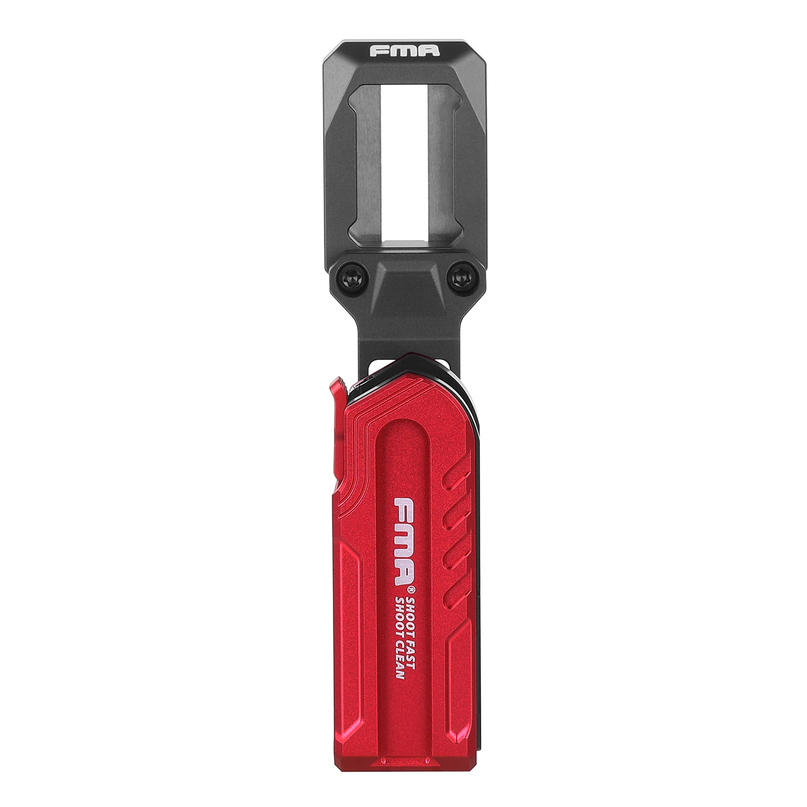 Funda FMA vista lateral mostrando construcción CNC