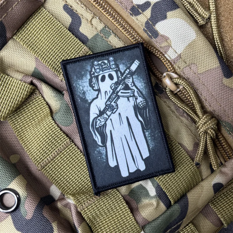 Parche militar bordado moraleja con velcro para mochila o brazalete - imagen 4