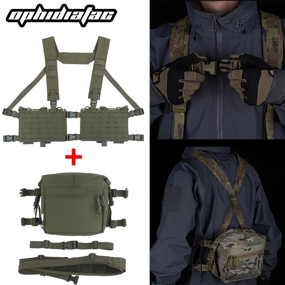 OPHIDIANTAC Chaleco táctico MOLLE expandible con paneles elásticos - imagen 4